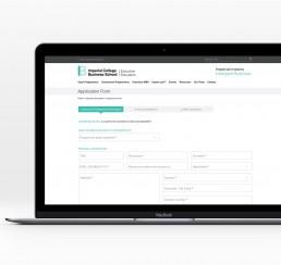Executive Education - UX/UI Form Redesign